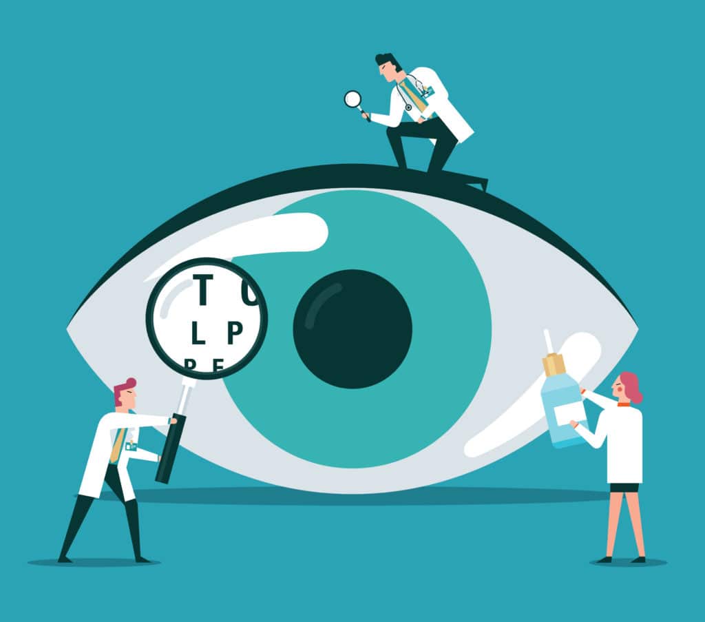 Ophthalmologist Doctor Check Eyesight